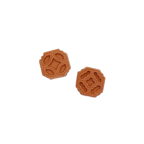 三和瓦窯 磚製小物件 1/12小花窗(未鏤空)