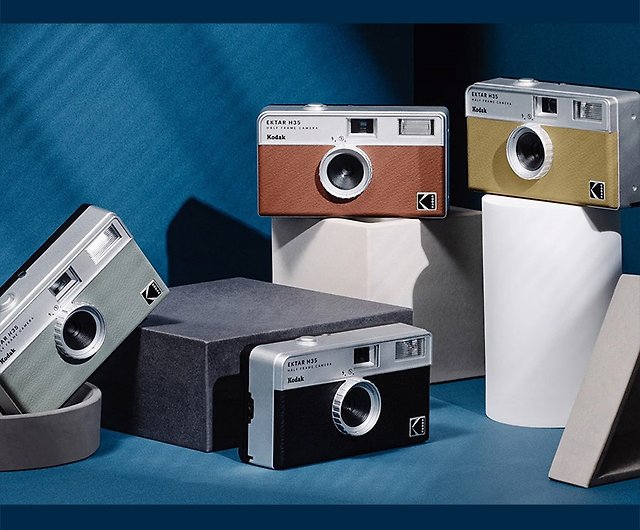 Kodak Kodak】レトロフィルムカメラ Kodak Ektar H35 サンドカラー 