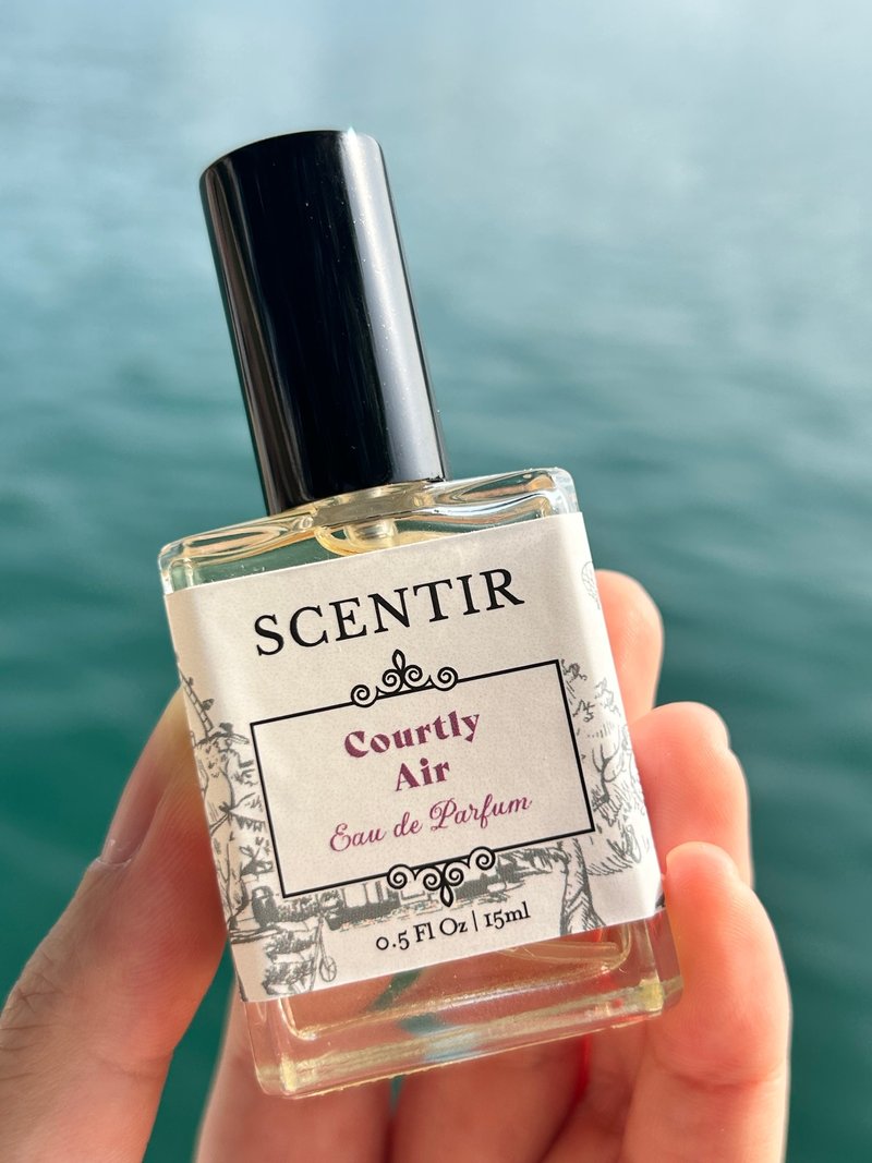 【Green Amber】 Courtly Air EDP - 15ml - Perfumes & Balms - Glass Multicolor