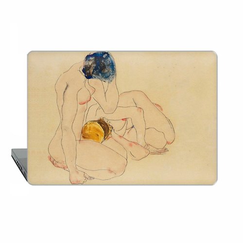 ModCases Macbook case MacBook Air MacBook Pro M art Schiele Two Friends nude 1816