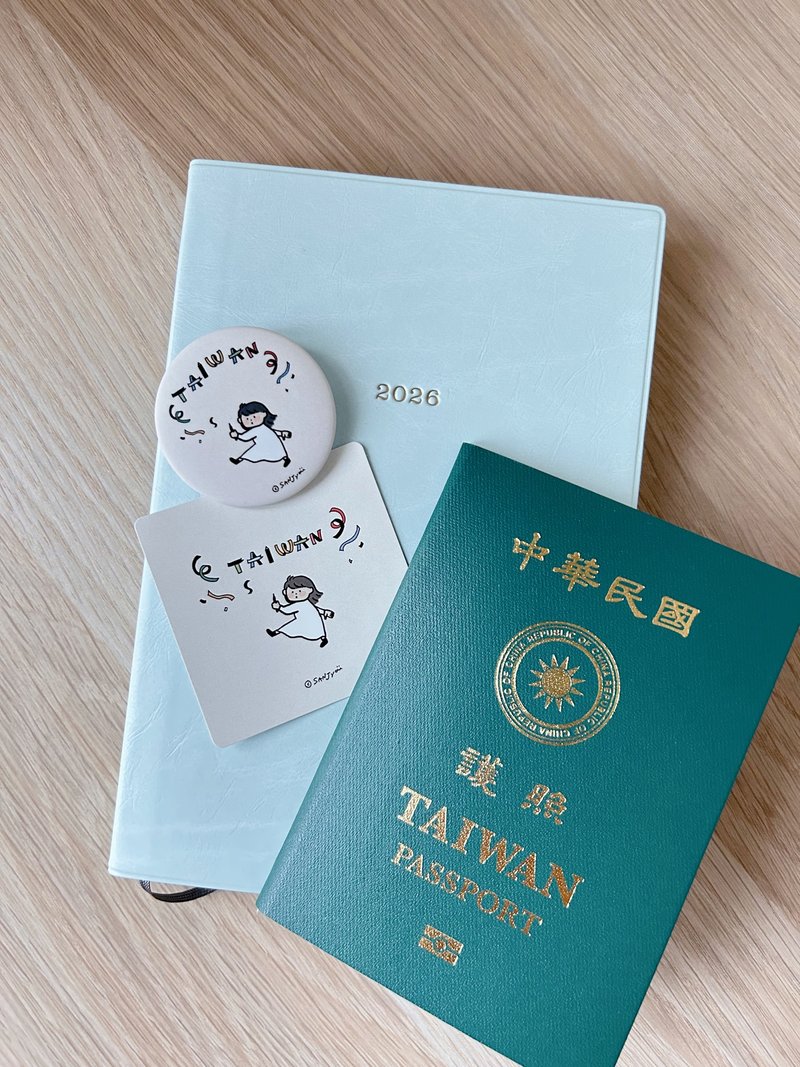 TAIWAN Badges and Stickers - เข็มกลัด/พิน - โลหะ 