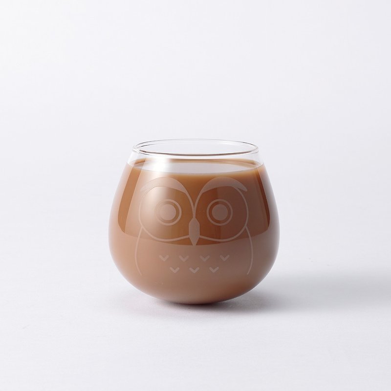 Owl Glass / Set of 2 - Cups - Glass Transparent
