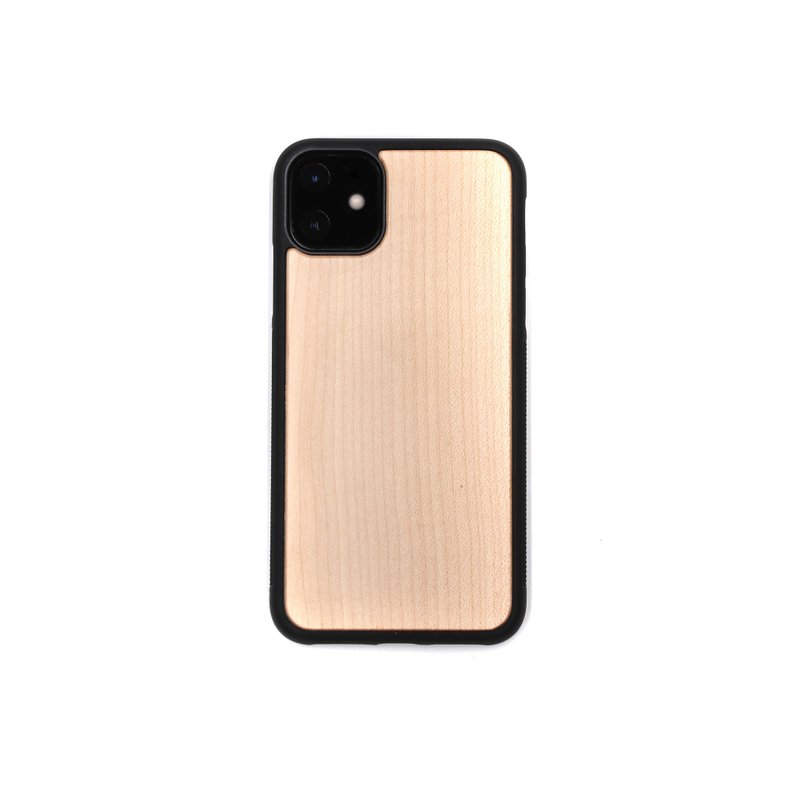 IPHONE 11 solid wood phone case-corkwood - Phone Cases - Wood Gold