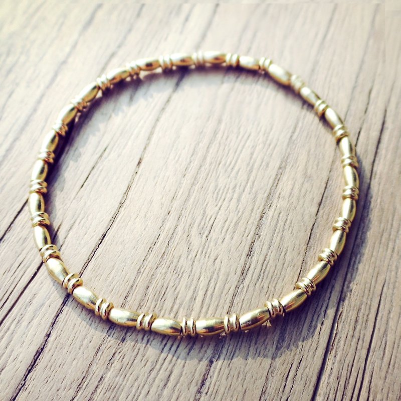 VIIART. Muji X. Customized Basic Multi-Layered Bronze Bracelet - Bracelets - Other Metals Gold