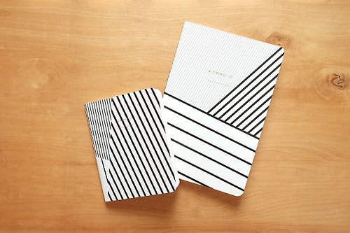 A PIECE(S) OF PAPER Notebook set : Line (set of 2)