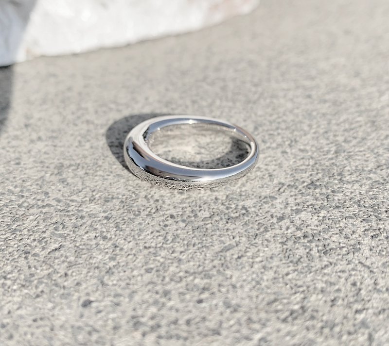Plump ring 豐滿戒指 - 戒指 - 純銀 銀色