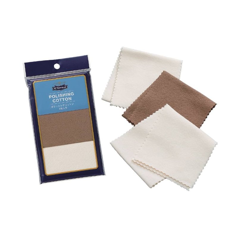 Leather Wiping Cloth - Small (Three Types) Pure Cotton Made in Japan - Leather Goods - Cotton & Hemp Multicolor