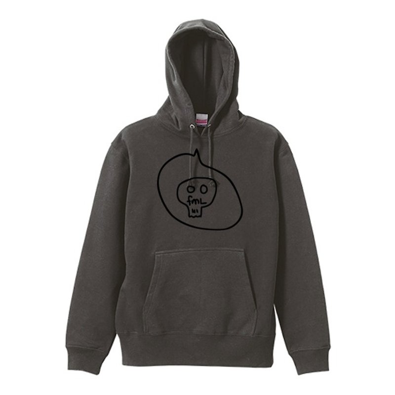 fml # 2 sweatshirt hoodie - เสื้อฮู้ด - ผ้าฝ้าย/ผ้าลินิน สีดำ