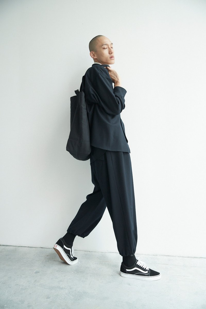 タックドローストリングパンツ - パンツ ユニセックス - その他の化学繊維 