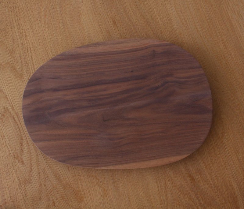 Rough Stone Tray | Log Tray | Decorative Plate | Large - เฟอร์นิเจอร์อื่น ๆ - ไม้ สีนำ้ตาล