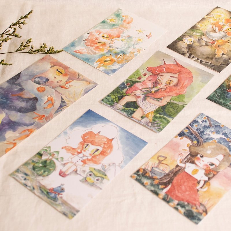 Story Postcards / Daydream Journey_Full Series - การ์ด/โปสการ์ด - กระดาษ ขาว