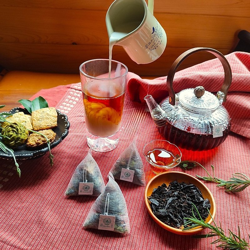 Natural Farming Vanilla Black Tea - Taiwan Native Cinnamon - Sun Moon Lake Black Tea - Handmade Tea Bags - Native Cinnamon Black Tea - ชา - พืช/ดอกไม้ 