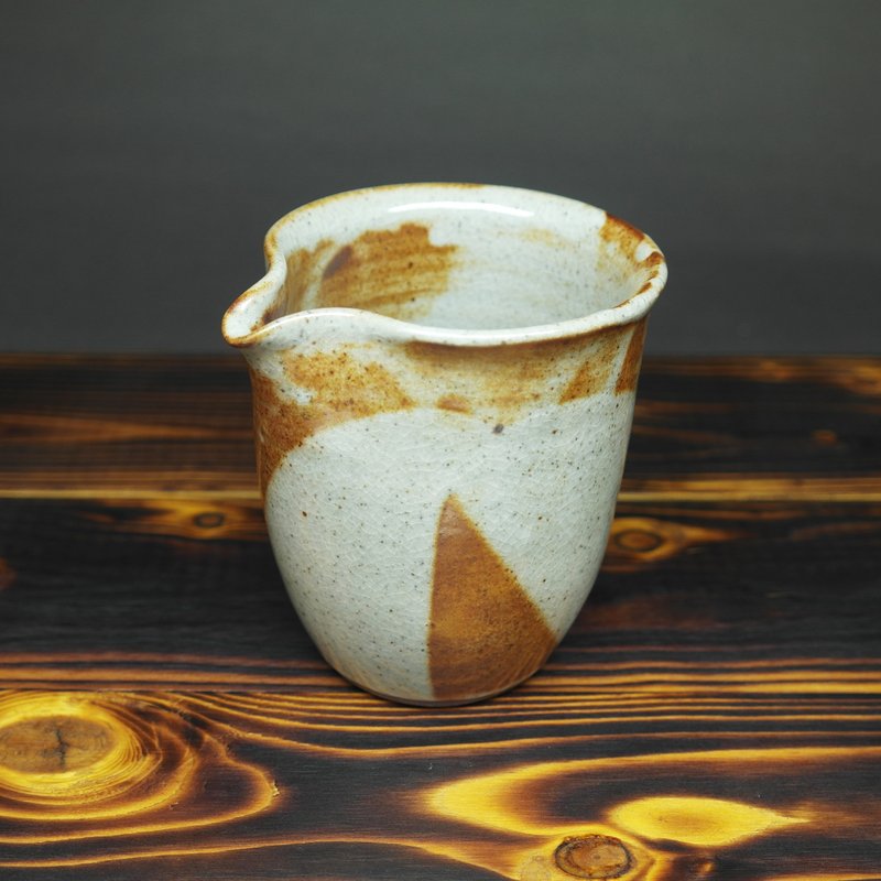 蘇打釉茶海、公道杯、勻杯 手作陶藝 茶道具 225cc - 茶壺/茶杯/茶具 - 陶 