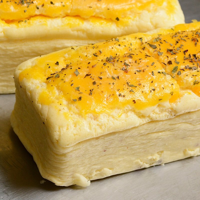 — Gluten-Free — Sugar-Free Brown Rice Cake - Original Salted Cheese (Miyaki) - ของคาวและพาย - อาหารสด สีส้ม