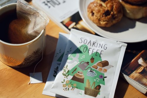 休習日 Z Day Cafe 中淺焙浸泡式咖啡包【盒裝10入】休日配方・三角點