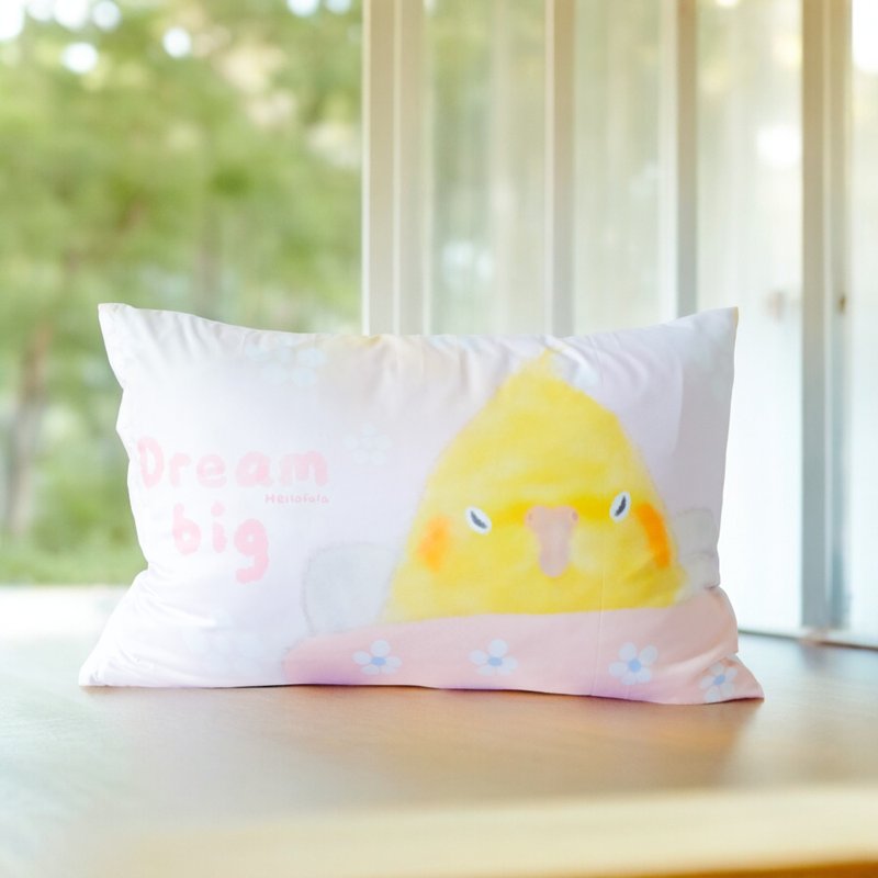 Cockatiel Pillowcase Cockatiel and Sweet Dreams Free Shipping - หมอน - เส้นใยสังเคราะห์ 