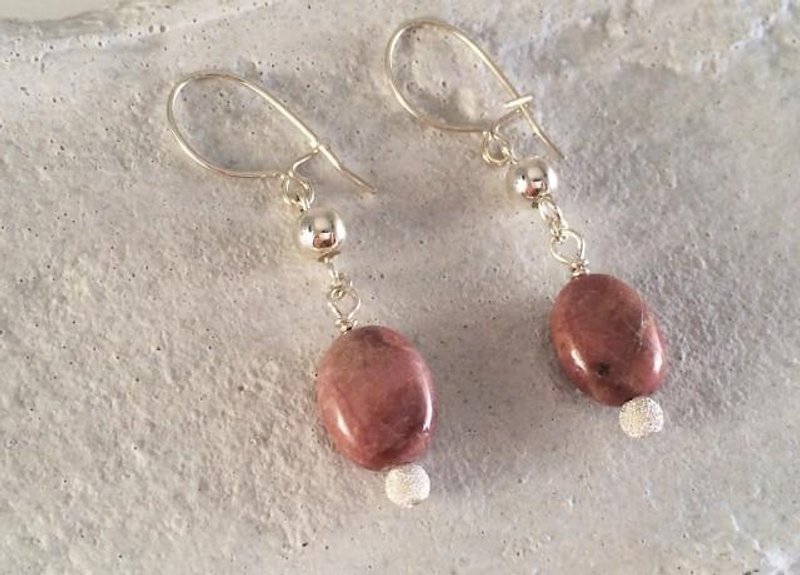 Lord Knight ◆ Silver Earrings - Earrings & Clip-ons - Gemstone Pink
