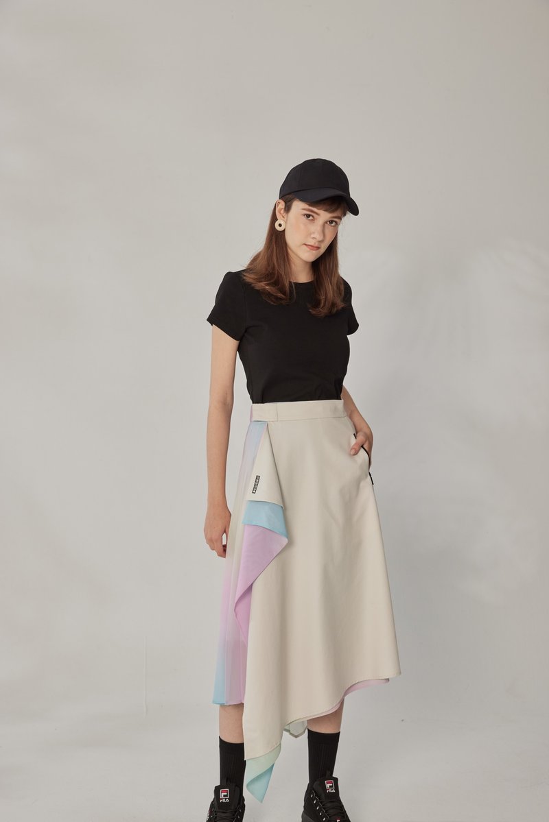 Drape skirt (21S1SK02) - Skirts - Polyester 