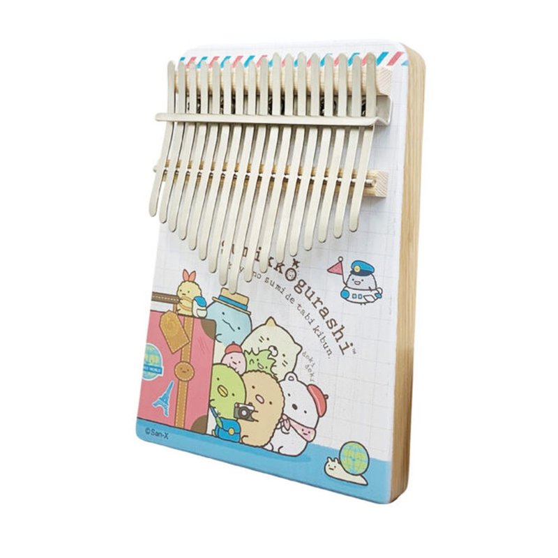 Sumikkogurashi-Double Side Colored Kalimba / Travel Style (Free cleaning cloth) - กีตาร์เครื่องดนตรี - ไม้ หลากหลายสี