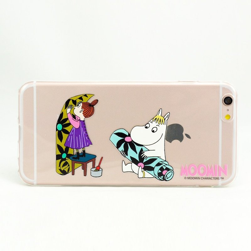 Moomin 噜噜 米 Genuine Authorization-TPU mobile phone protective case [come together to arrange] - Phone Cases - Silicone Multicolor
