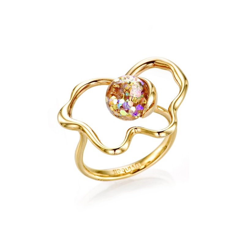 Cloud Snowball Ring - 戒指 - 玻璃 