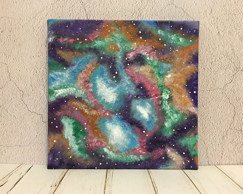 Universe #24 Acrylic Painting Healing Life 25x25 Home Decoration Art Works Hand-painted