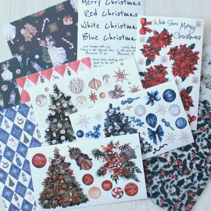 Senstive christmas sticker pakage_X-mas v2 - Stickers - Paper 