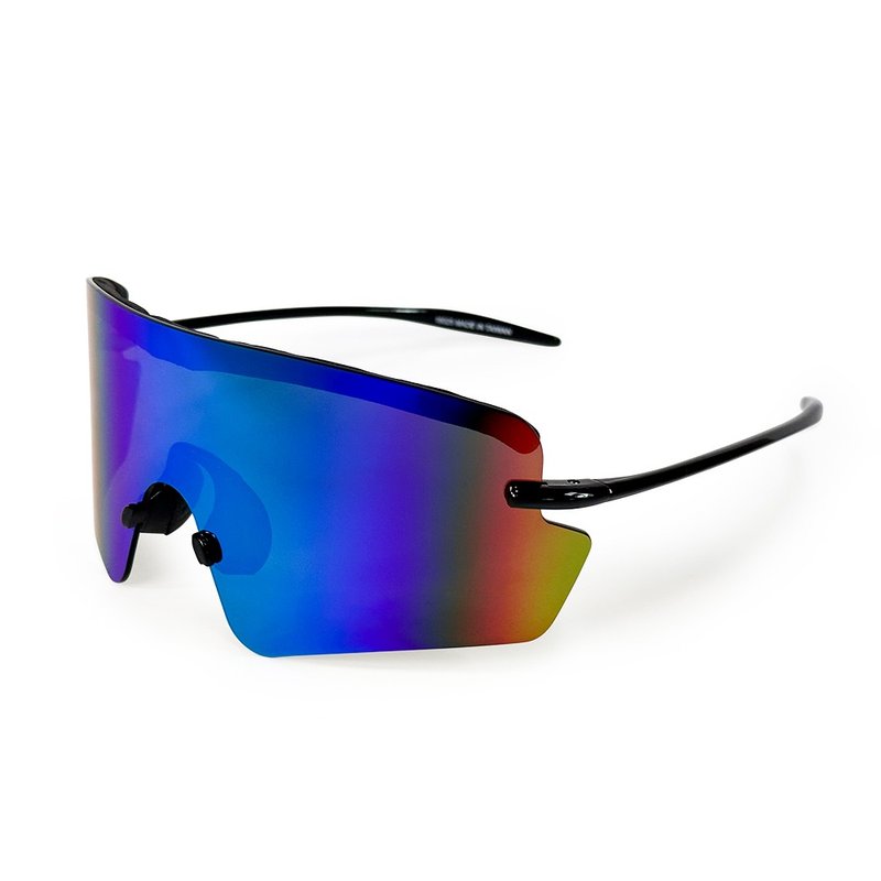 【ACEKA】Frameless curved sports goggles (Teal fantasy) (TRENDY casual sports series) - Sunglasses - Other Materials 