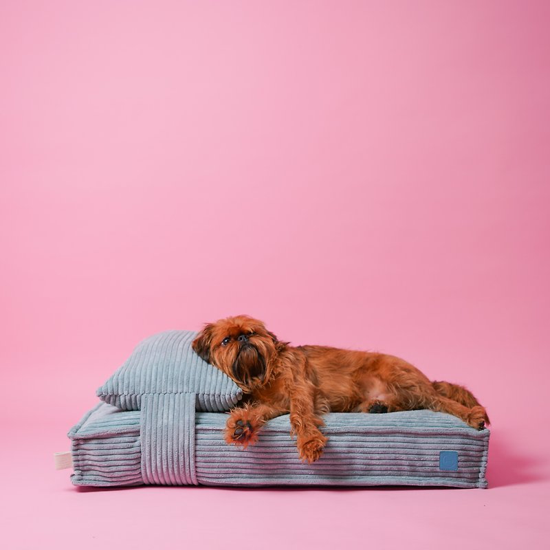 Other Materials Bedding & Cages Green - Memory Foam Bed For Middle-Sized Dogs size M 80x60 cm / 31x24 inches Mint