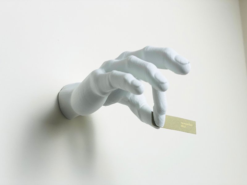 Xinshou Nianlai 手形シリーズの香皿ペーパー クリップ/立体的なカスタム テクスチャ空間の壁の装飾のギフト - ウォールデコ・壁紙 - サステナブル素材 