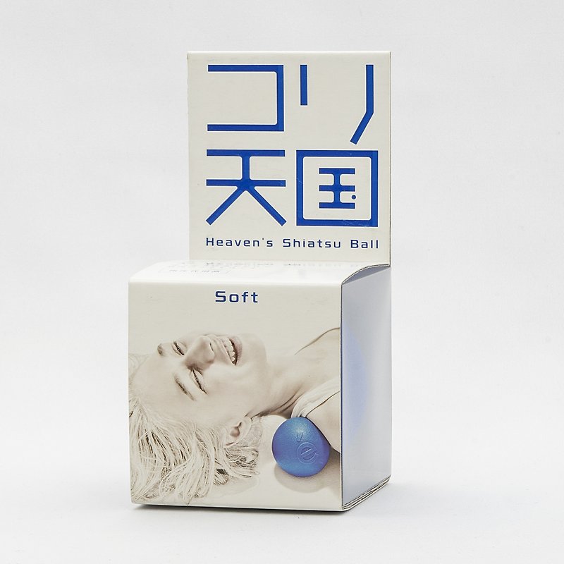 Japan Erugam heaven fascia ball gentle massage ball massage sporting goods gift - อุปกรณ์ฟิตเนส - พลาสติก สีน้ำเงิน