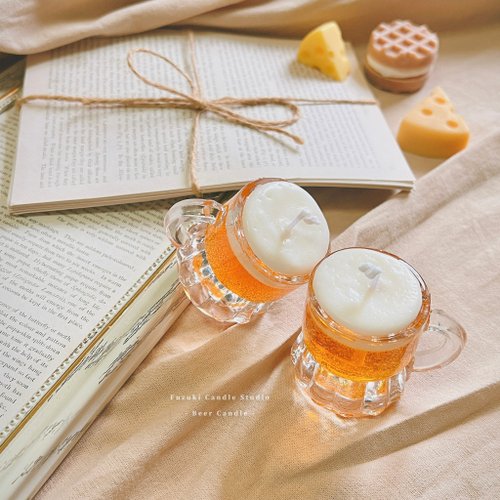 Bear scented candle glass mini bear shaped candle scented Wax - Shop Fuzuki  Candle Studio Candles & Candle Holders - Pinkoi