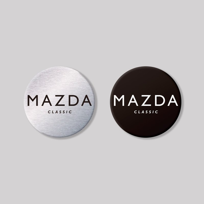 MAZDA/CLASIC/圓形/鋁牌飾貼 SunBrother孫氏兄弟 - 貼紙 - 鋁合金 