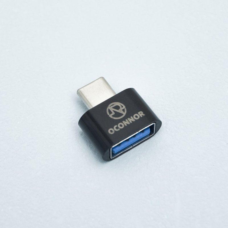 OCONNOR 轉接頭 USB(母) to Type-C(公)-菌翹包專用配件 - 其他 - 其他材質 黑色