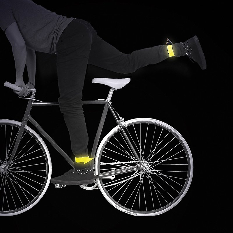 DOIY Lightning Reflective Ring - Bikes & Accessories - Plastic Yellow