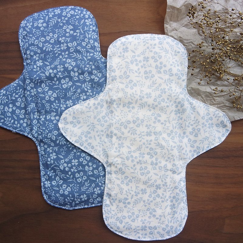 Cloth Sanitary Pad_Environmentally Friendly Cloth Cotton / Romantic Small Floral (Set of 2) - Feminine Products - Cotton & Hemp Yellow