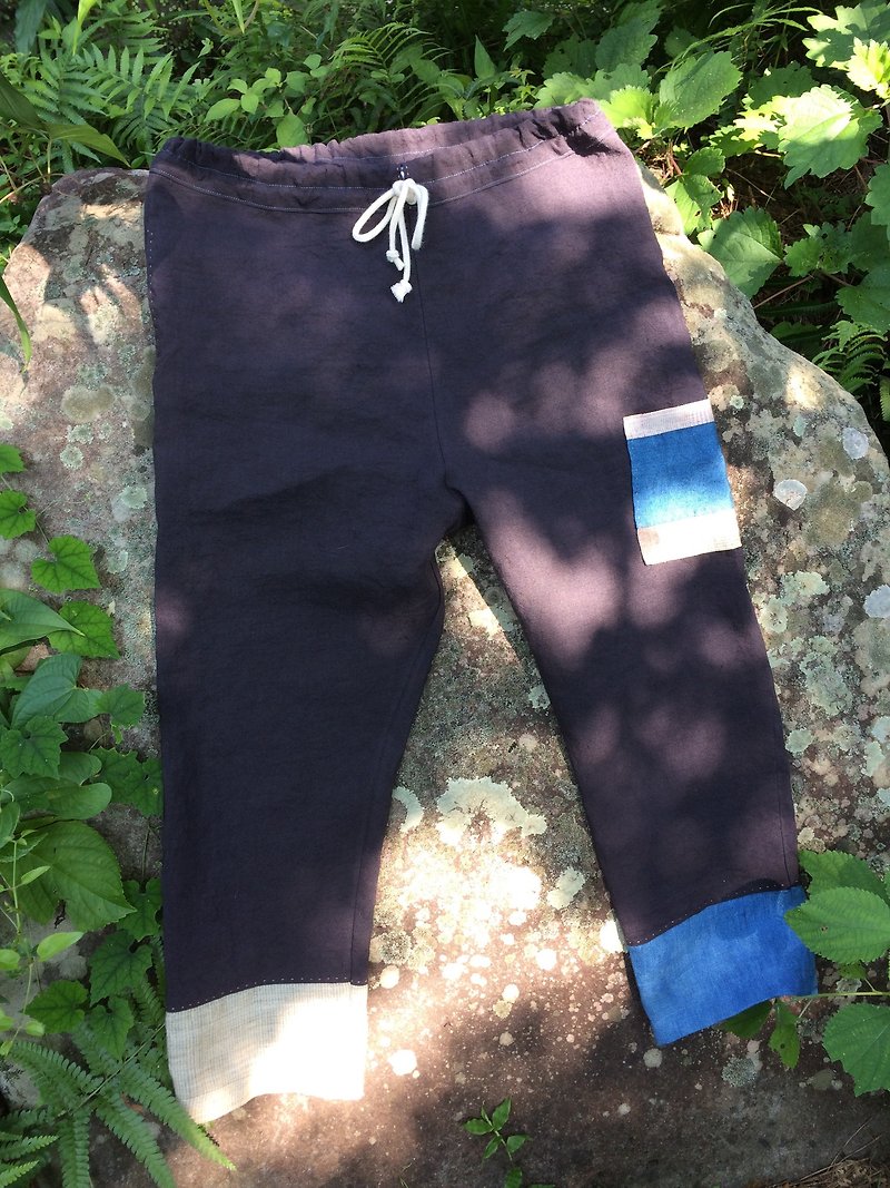 Color linen easy pants - กางเกงขายาว - ผ้าฝ้าย/ผ้าลินิน 