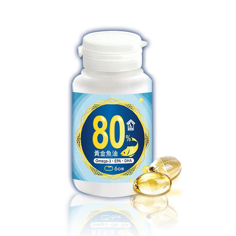 80% rTG High Concentration Gold Fish Oil (Soft Capsule/Can) - Other - Concentrate & Extracts 