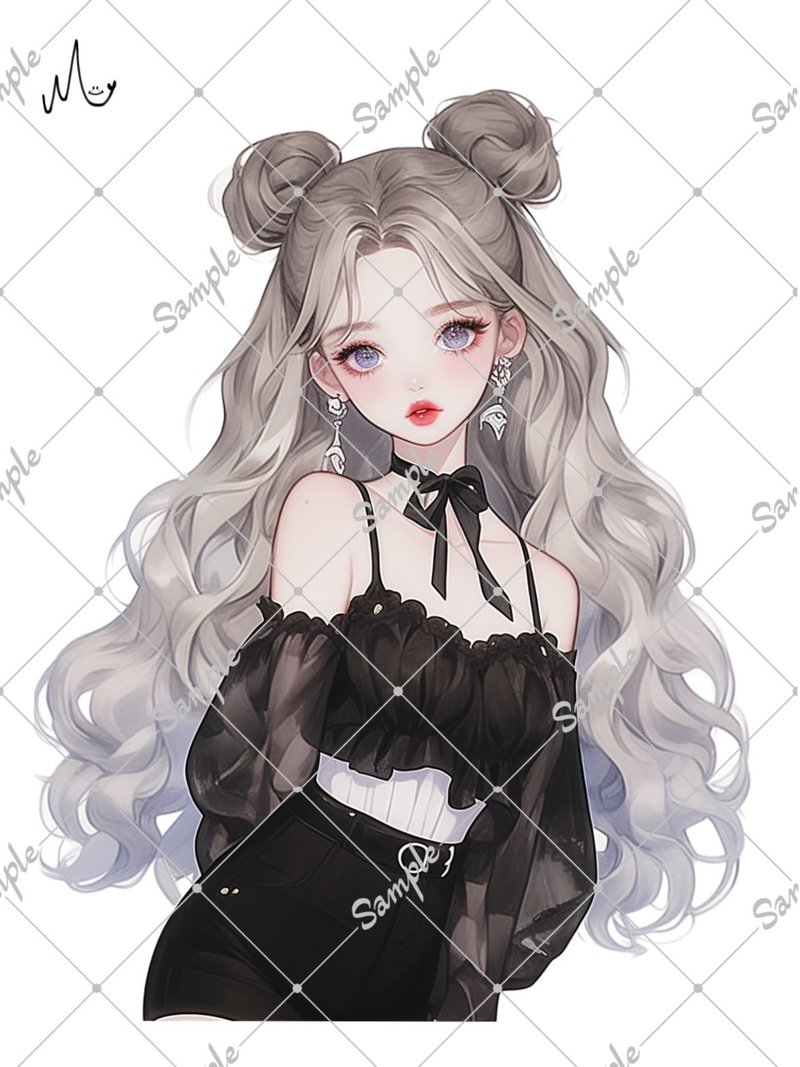 Original character stickers - สติกเกอร์ - กระดาษ 