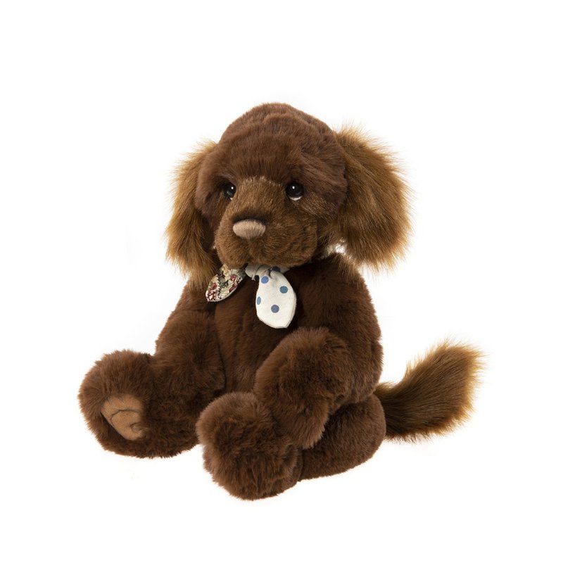 Gusto 手工製作精緻動物玩偶 Puppy Dog 小狗 犬 汪汪 - 玩偶/公仔 - 聚酯纖維 咖啡色