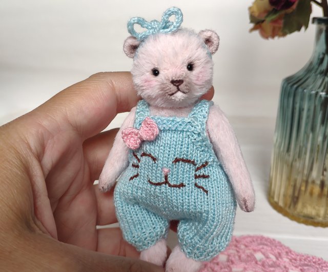 ピンクのテディベア - ショップ ashatan 人形・フィギュア - Pinkoi