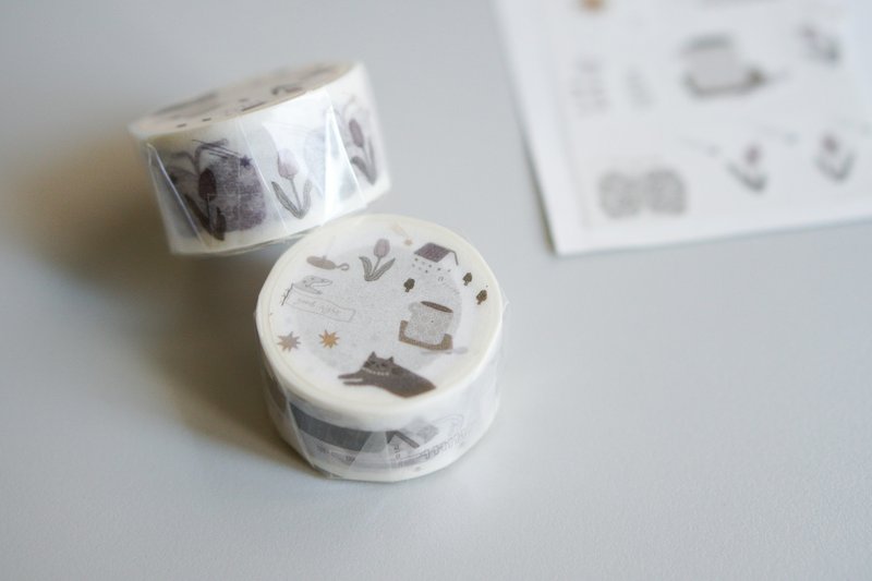 晚安小鎮 和紙膠帶 Ivy Snow 森空 -絕版-不再販售- - 紙膠帶/和紙/PET - 紙 