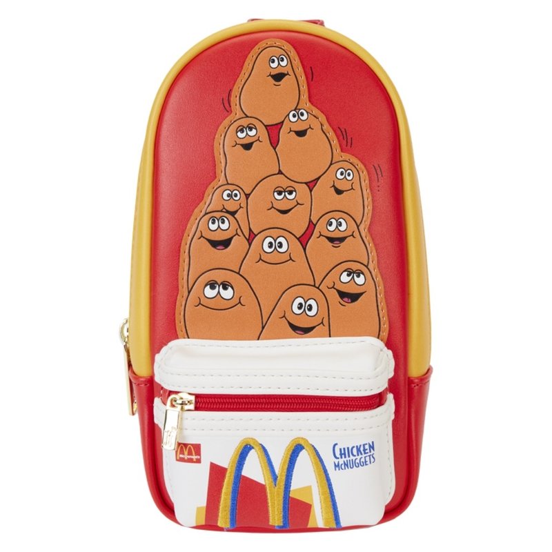 Loungefly McDonald's Chicken McNugget shaped pencil case - Pencil Cases - Faux Leather Red