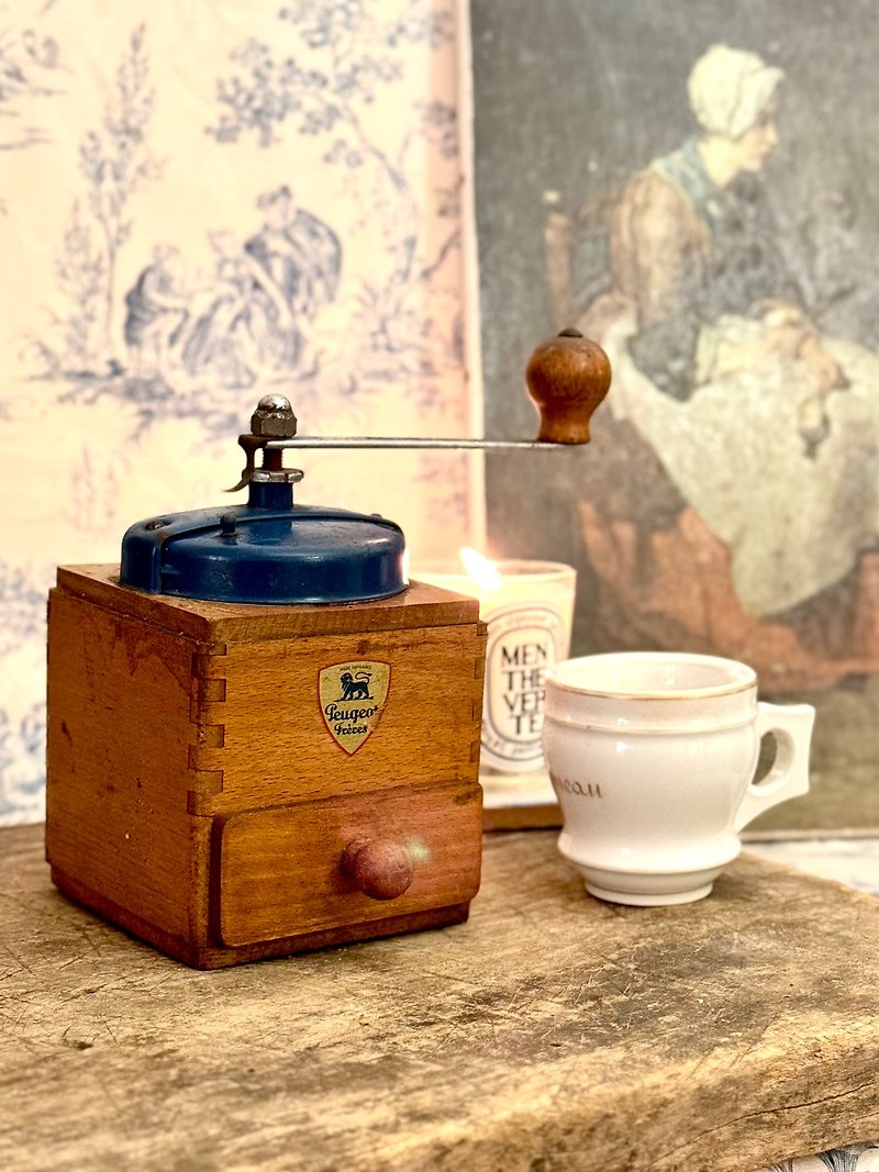 French vintage  PEUGEOT Coffee Grinder - เครื่องทำกาแฟ - วัสดุอื่นๆ 