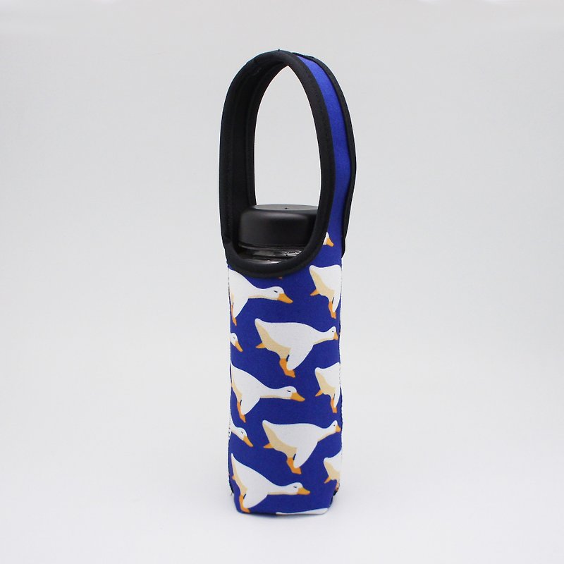 BLRハンドル魔法瓶カバーZhi共同ブランドのパープルグースウォーターボトルバッグTC41 - ドリンクホルダー - ポリエステル ブルー