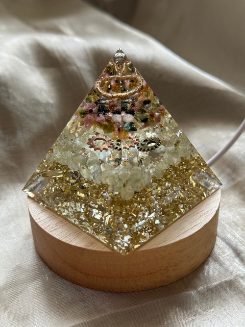 Serendipity Gem｜翡翠．水晶．奧剛 訂製【奧剛能量塔-給重新開始的你】-奧根金字塔