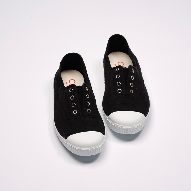 CIENTA Canvas Shoes 70997 01 - Women's Casual Shoes - Cotton & Hemp Black