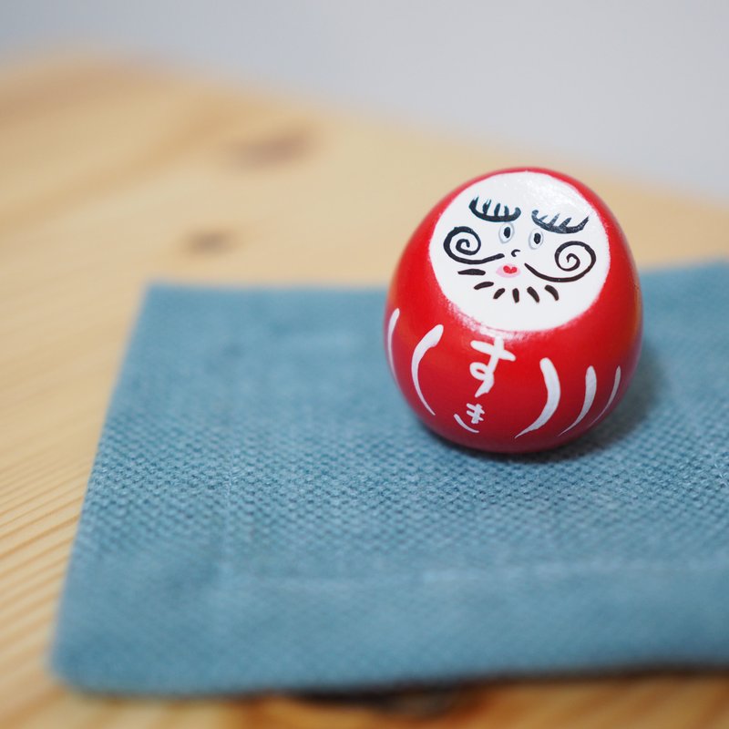 confession daruma - Stuffed Dolls & Figurines - Clay Red