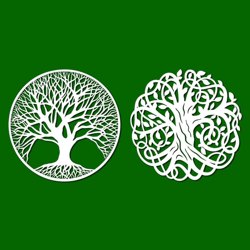 Tree of life svg, tree svg, yggdrasil svg, tree of life eps, tree of life png - 圖文模板設計 - 其他材質 