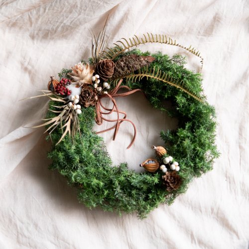 ⌘ クリスマスリース ⌘ 森のクリスマスリース 森のクリスマスリース リース Coco fleur 通販 8234666｜Creema